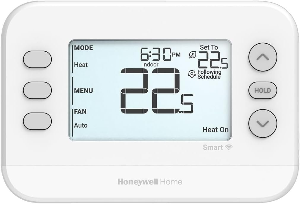 Honeywell Home FocusPRO S200 TH2110WF4008/U Smart WiFi Thermostat, 1Heat/1Cool with Extended 5-Year Warranty