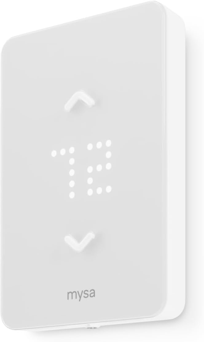 Mysa Smart Thermostat LITE for Electric Baseboard Heater | 120V/240V | 7-Day Scheduling | HomeKit, Alexa, Google | Wi-Fi Programmable | App Control | Save Up to 26% on Heating Costs