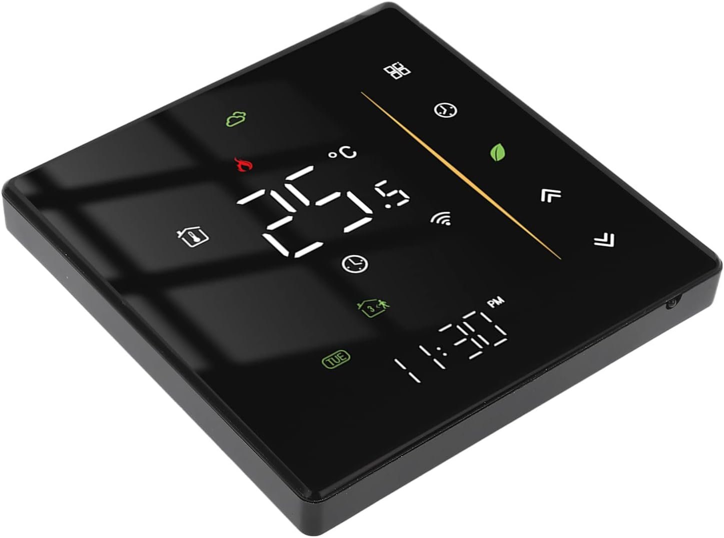 Smart Thermostat, Smart Thermostat Professional WIFI Programmable APP Control Energy Saving Flame Retardant Home Thermostat 95 to, Programmable