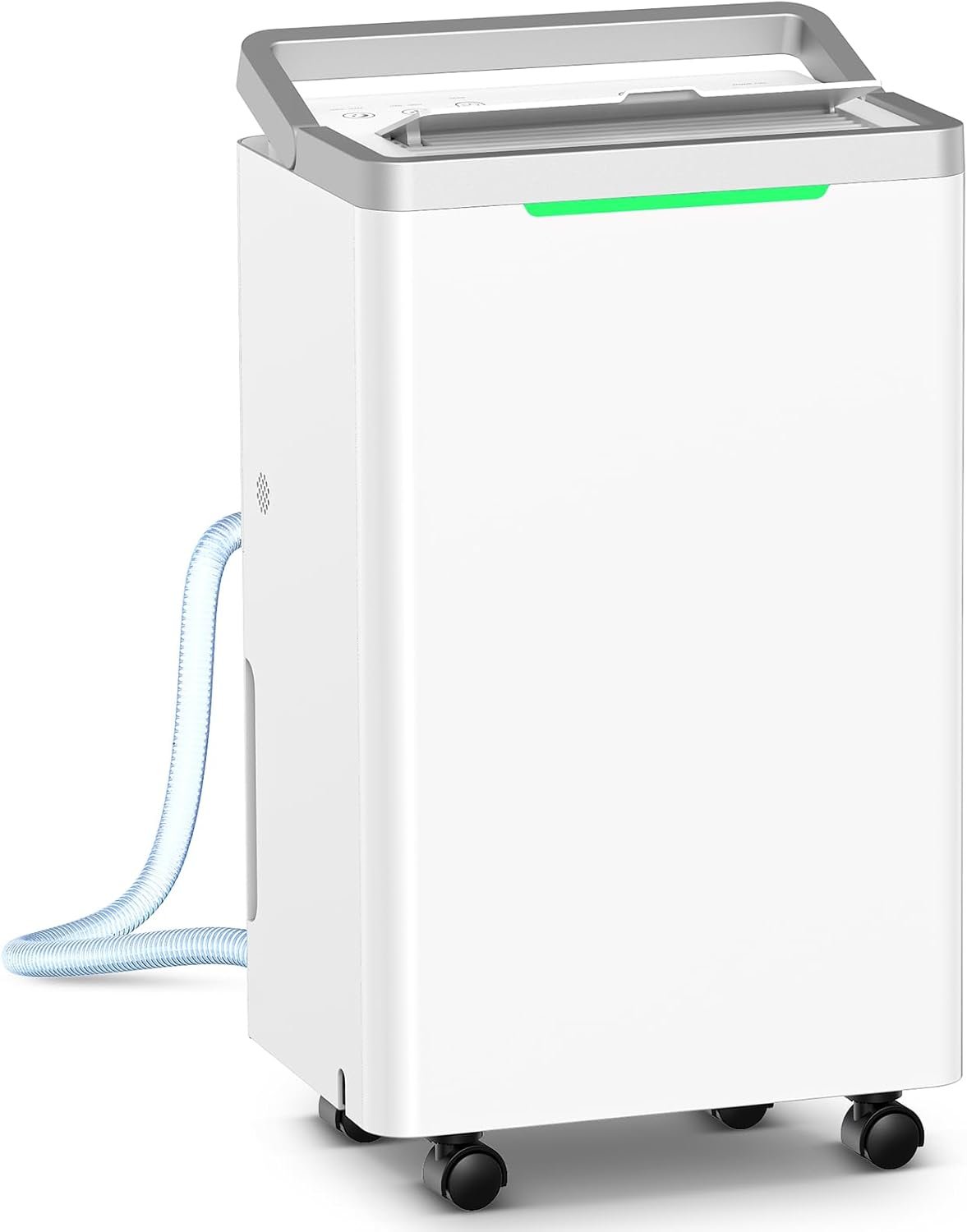 34 Pints/Day Dehumidifier for Basement, 2500 Sq. Ft Dehumidifiers for Home with Drain Hose, 38dB Quiet Dehumidifier for Bedroom Bathroom, 24HR Timer, 3-Color Indicator, Auto Defrost, Child Lock