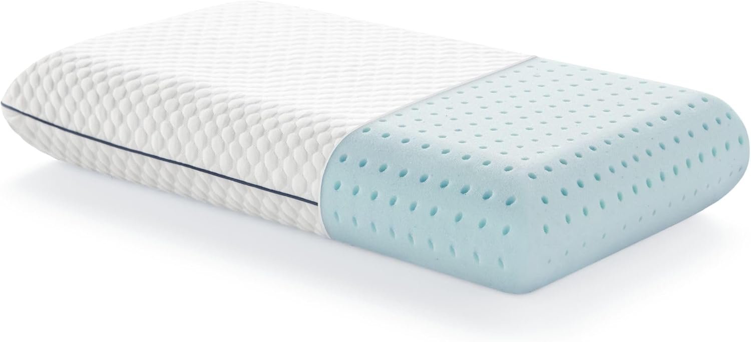 Weekender Gel Memory Foam Pillow – Standard Size – 1-Pack – Medium Firm Feel – Neck and Shoulder Support – Side & Back Sleepers – Home, Hotel, & Hospital Essentials – CertiPur Certified