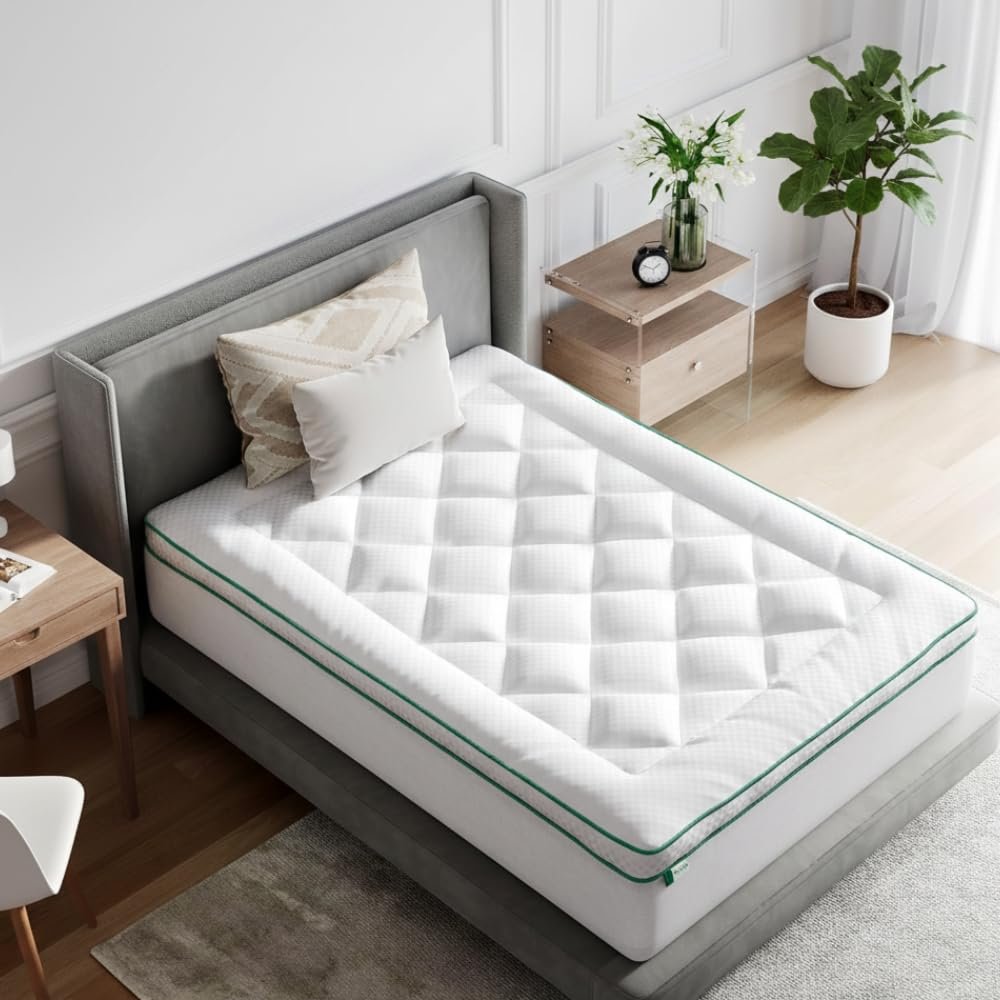 Novilla Queen Mattress Topper, Extra Thick Pillow Top Mattress Pad, Down Alternative Fill Breathable Cotton Cover, 8-21″ Deep Pocket Soft Bed Topper for Back Pain Relief