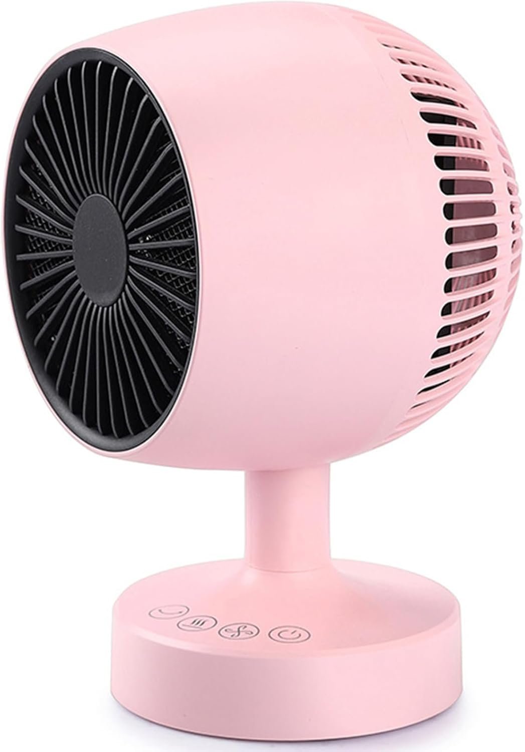 Space Heater,Small Space Heater,1200W Desk Heater for Office,160° Lateral Auto Oscillating,3 Gears Adjustable,PTC Ceramic Heating,Tip-over & Overheat Protection,Fast Heating, Hot And Cold Air Pink
