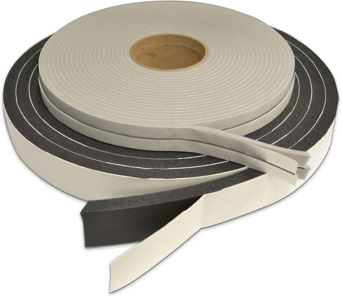 Audimute Soundproofing Acoustic Door Seal Kit – Door Sweep and Seal – (Large Size)