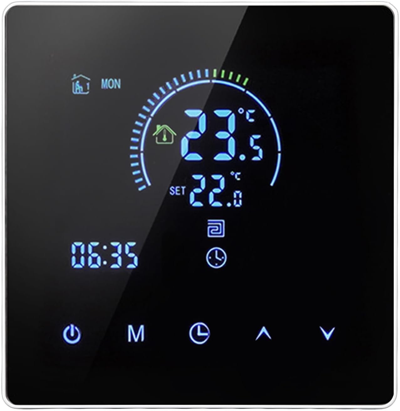 Smart Programmable Thermostat WiFi Temperature Controller for Home Heating Cooling 7 Day Scheduling Energy Saving Mode Easy Installation