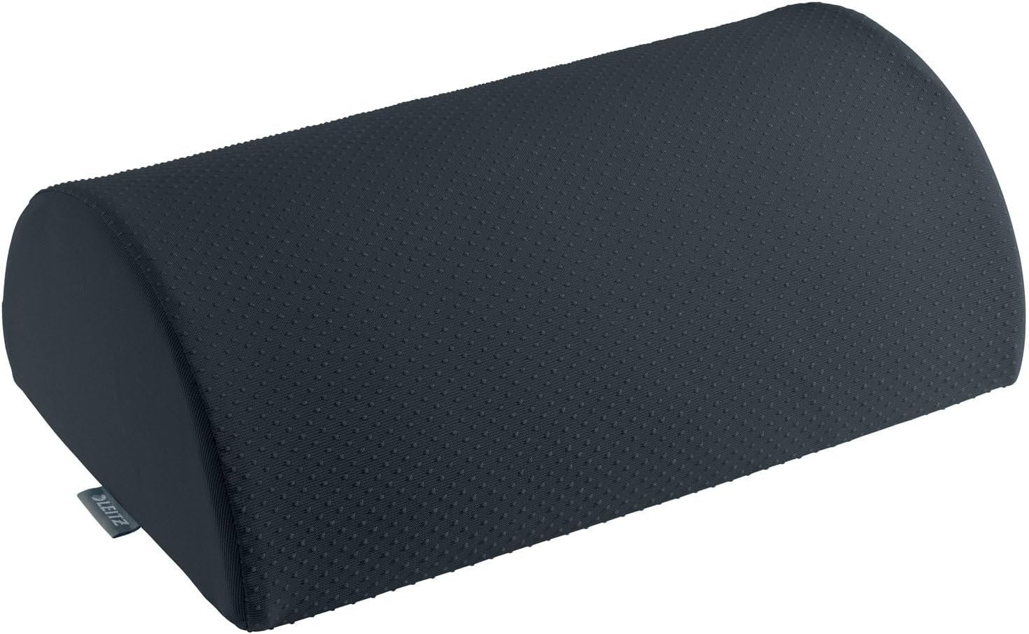 Leitz Ergo Foot Rest for Under Desk, Ergonomic, Washable Cover, Relieves Shoulder Back Lumbar and Knee Pain, Knee Support, Ankle Rocker (53710089-NA)