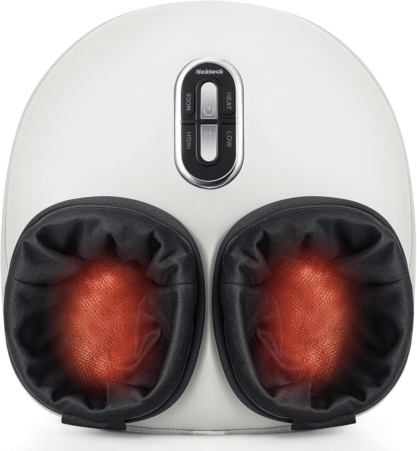 Nekteck Shiatsu Foot Massager with Heat for Neuropathy Plantar Fasciitis, 2026 Upgraded Air Compression Feet Massage Machine, Relaxation Gifts for Men Women Mom Dad Birthday Mother’s Day, US 11 Size