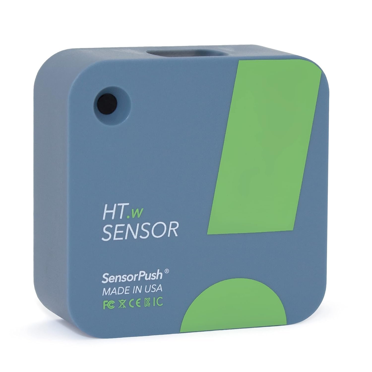SensorPush HT.w Smart Temperature Sensor & Humidity Sensor – Thermometer & Hygrometer w/App Monitoring – Water Resistant Temperature and Humidity Monitor w/Heat Index for RV, Fridge & More