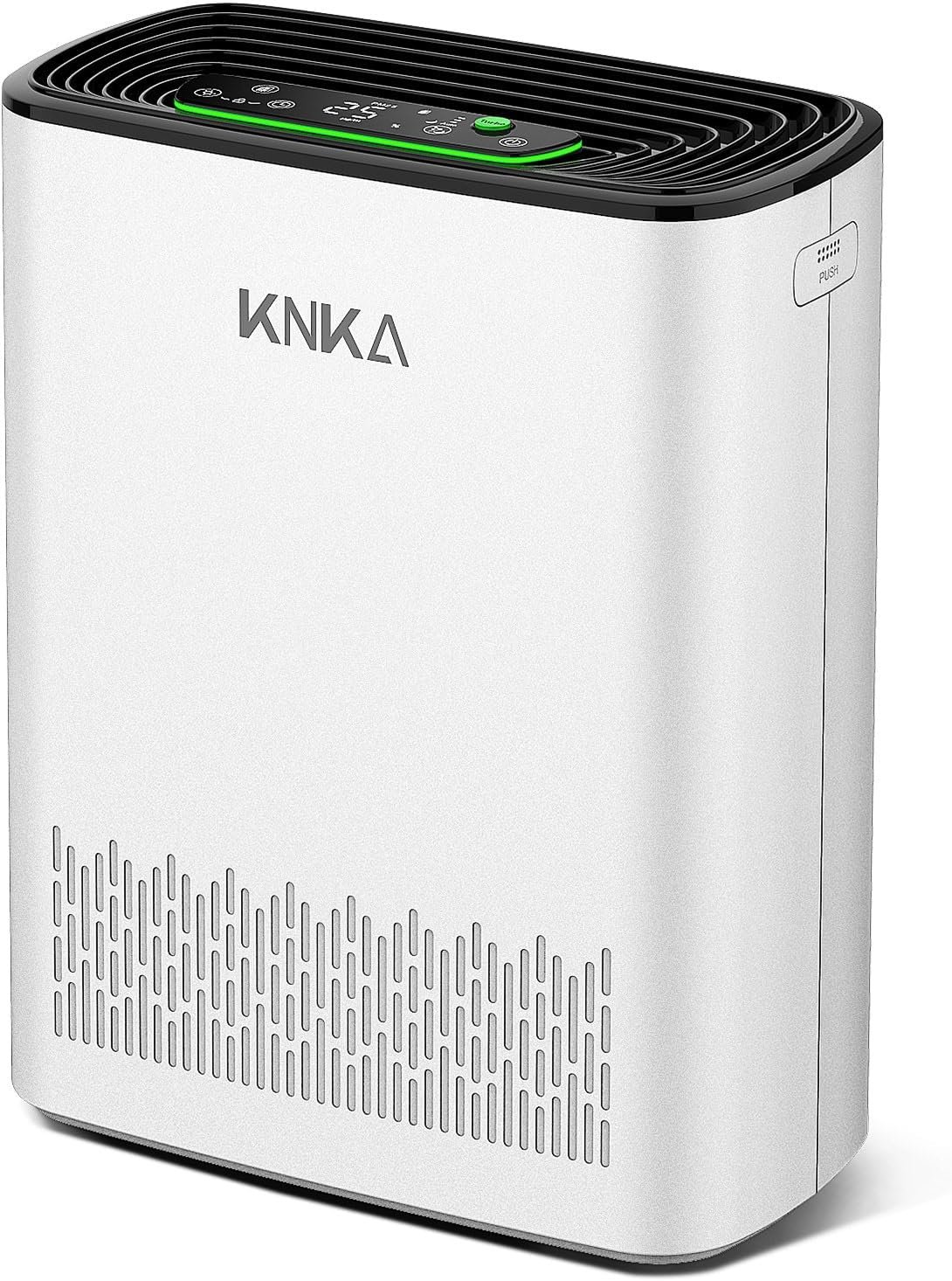 KNKA Air Purifiers for Home Large Room Bedroom Up to 1123 Ft² in 1 Hr, Washable Filters, AQI Display, Turbo Mode, Auto & Sleep Modes, HEPA Air Cleaner for Dust, Pet Hair, Pollen (APH3000)