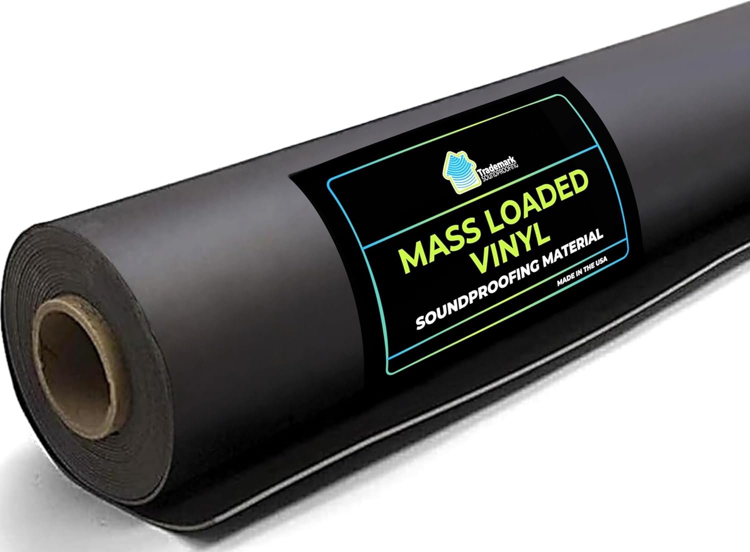 Trademark Soundproofing Mass Loaded Vinyl 1lb – MLV Soundproofing for Wall Sound Barrier – Sound Insulation – Made in USA – 4′ x 25′ Covers 100 sf – Made in USA