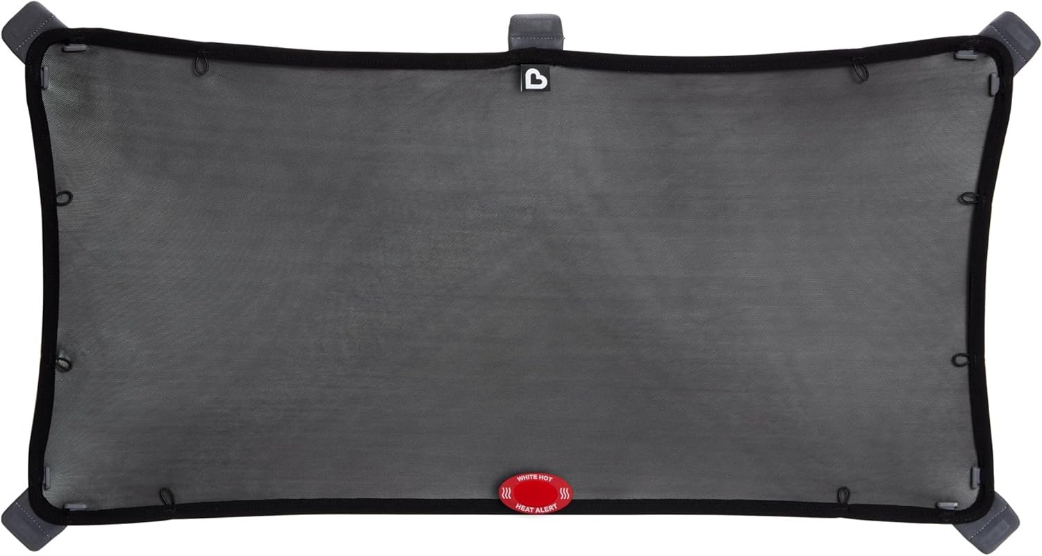 Munchkin® Brica® Magnetic Stretch to Fit™ Sun Shade, Black, 1 Pack