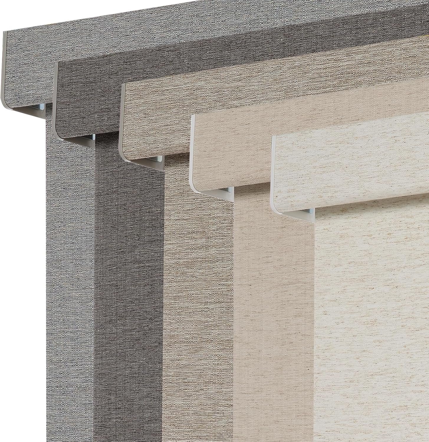 Persilux Blackout Roller Shades for Indoor Window Blinds,Cordless,Linen Fabric,Thermal Insulated Fabric UV Protection Shades for Home,Office,Bedroom,Door,Blackout-Cream,16″ W X 64″ H